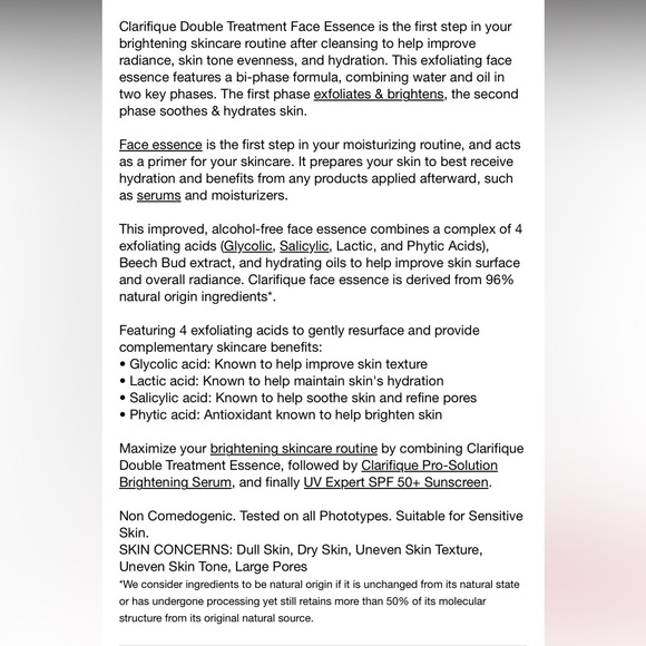 New Lancôme Clarifique double essence renewing refining treatment - Picture 4 of 6